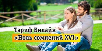 Тарифный план Билайн «Ноль сомнений 16»