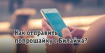 Как отправить попрошайку с Билайна?