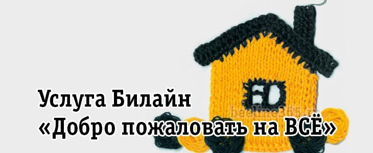 Услуга Билайн «Добро пожаловать на ВСЁ» Услуга Билайн «Добро пожаловать на ВСЁ»