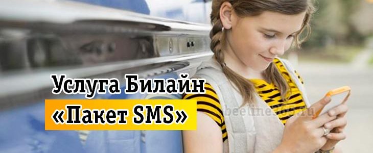 Услуга Билайн «Пакет SMS»