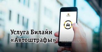 Услуга Билайн «Автоштрафы»